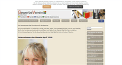 Desktop Screenshot of gewerbeverein-bd.de